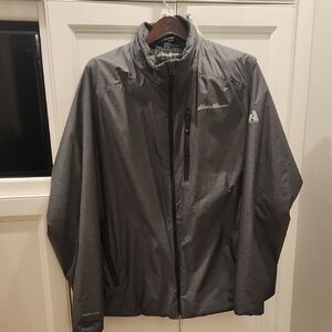 Eddie Bauer Men's Charcoal Thindown Evertherm FirstAscent  Performance Jacket
